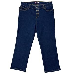 Bongo Y2K Extreme Low Waist Jeans Size 5 Crop Stretch Bareback Vintage